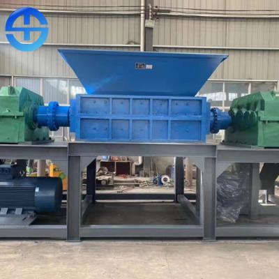 China 2*110 Kw Motors Double Shaft Metal Shredder 20 Ton/H Capacity for sale