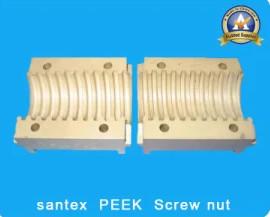 China Hard Plastic Rods Santex Peek Nut For Textile Printing Dyeing Machinery for sale