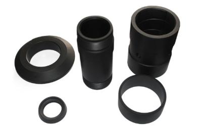 China Heat Resistance Black Peek Bushings 1.3-1.6g/cm3 Custom Peek Parts for sale