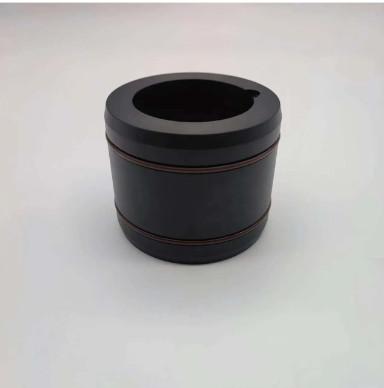 China Carbon Fiber Peek Plastic Parts High Elastic Modulus Black Color for sale