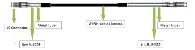 Top Quality Fiber Optic Outdoor Armored FTTA Waterproof LC-SC Patch cord