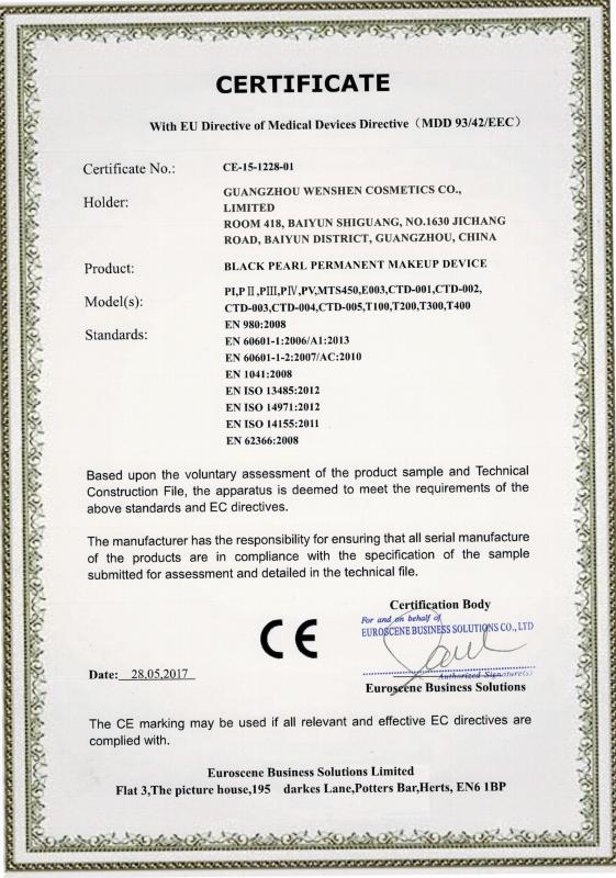 Certificate Of Machine - Guangzhou Baiyun Jingtai Qiaoli Business Firm