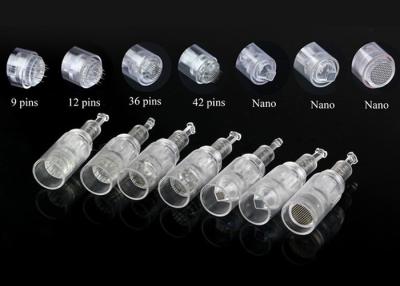 China Transparent Microblade Cartridges Needle MTS For Dr.Pen Micro Machine for sale