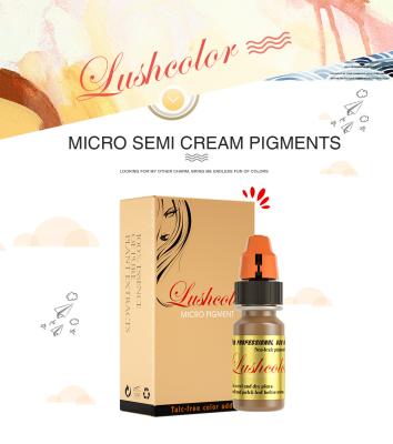 China 8ml Semi Cream Eyebrow Microblading Pigment For Machine Manual Holder for sale