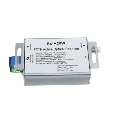 China Active Micro Optical Receiver Wide Frequency Range Satellite Signal Fiber for sale