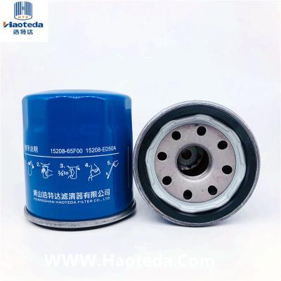 China Haoteda 15208-65F00 OEM Oil Filter Thread M20x1.5 HEPA Grade for sale