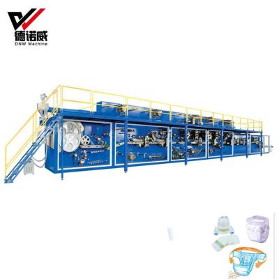 China High Speed Incontinence Baby Diaper Making Machine Automatic for sale