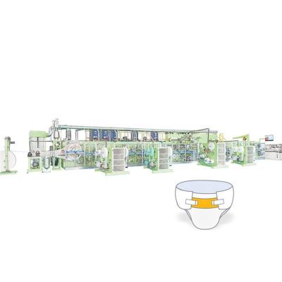 China Modern Design Night Time Incontinence Diaper Manufacturing Equipment for sale