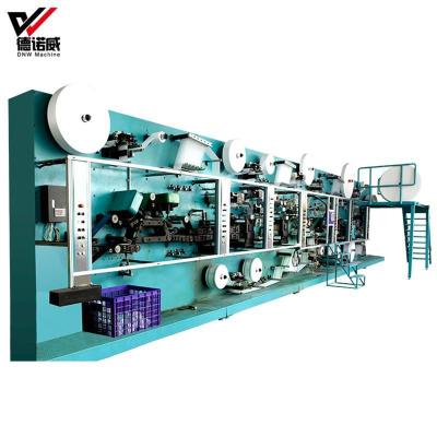 China Longitudinal Folding System Adult Diaper Machine For Packing for sale