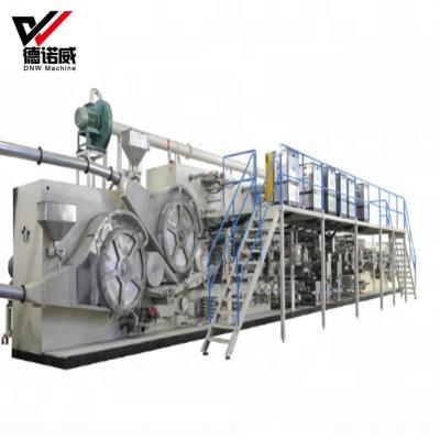 China CE Approved Adult Diaper Machine High Efficiency Small Production Line for sale