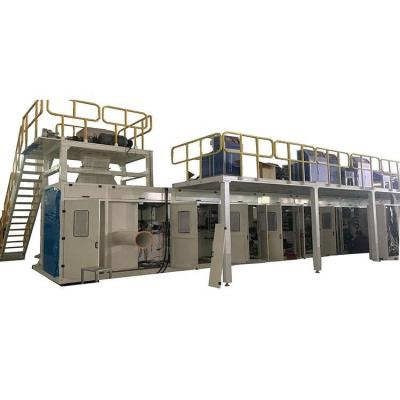 China Disposable Soft Touch Baby Diaper Manufacturing Machines OEM Automatic Making for sale