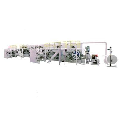 China Semi - Automatic Baby Diaper Production Line  With Long Service Life for sale