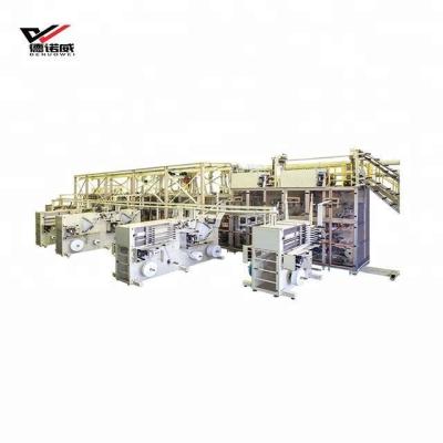 China Customized Modern Design Baby Diaper Production Line  28M*4M*3.6M for sale