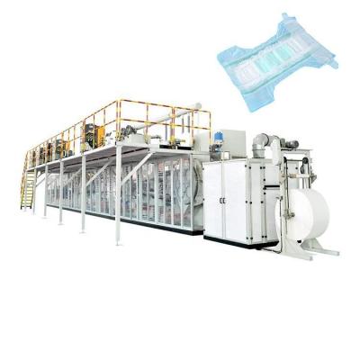 China Industrial Baby Diaper Production Equipment High Speed Design for sale