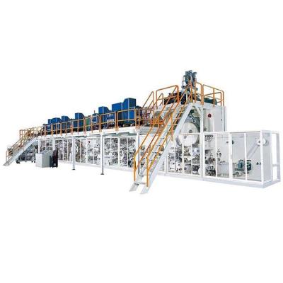 China Free Wholesale Customized Adult Diaper Production Line Fully Automatic Adult Diaper Making Machine for sale