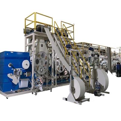 China Fully Automatic Adult Diaper Production Line With CE Certificate for sale
