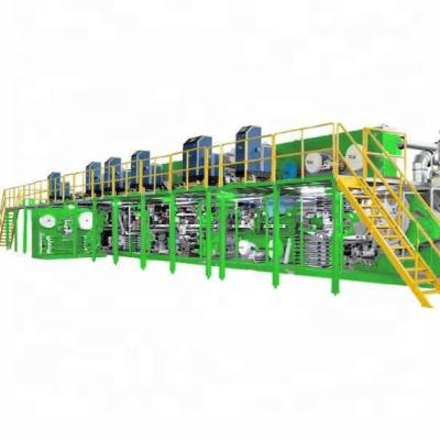 China Disposable Adult Diaper Production Line With PLC Control System for sale