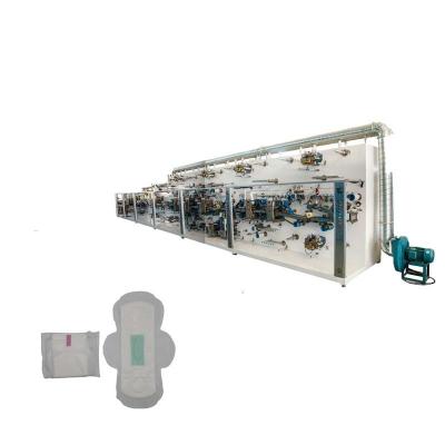 China Full Servo Disposable Period Pad Making Machine With Longitudinal Folding System for sale