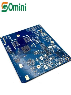 China PWB RO4003 azul alta frequência de 4 camadas para produtos de uma comunicação móvel à venda