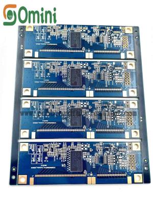 China Halogen Free Blue Multilayer PCB 10 Layer Printed Circuit Board for sale