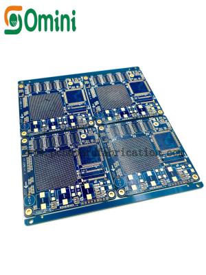 China Industry Grade PCB Board Fabrication Blue Circuit Control Board Halogen Free for sale