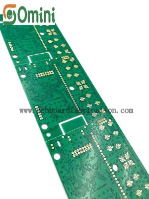 China High Frequency Rogers 4350B PCB Board Immersion Silver With Edge Launch Connectors for sale