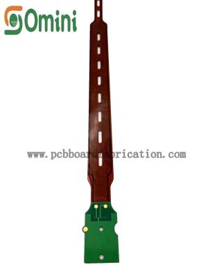 China 4 capas del PWB flexible rígido con Vias llenado de cobre para las exhibiciones plegables en venta