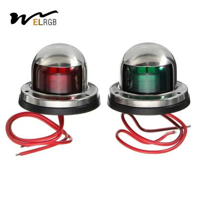 China 5050SMD IP68 Boat Bow Headlights Red Green LED Bow Navigation Light for sale