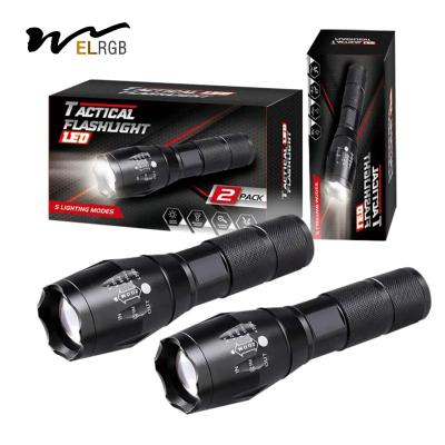 China Camping Tactical Torch Outdoor Working Light IP65 Multifunction Emergency Flashlight for sale