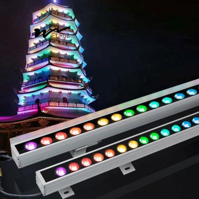China Dmx512 Architectural Wall Wash Lights Outdoor Working Light DC12V 36W RGB for sale