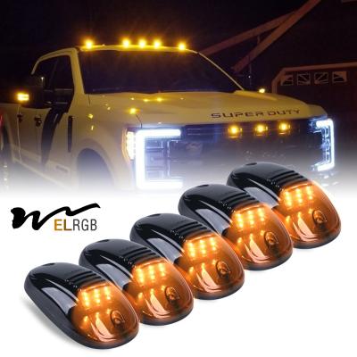 China Amber Led Roof Marker Lights 5Pcs Smoke Lens Ford 1999-2016 F150 F250 for sale