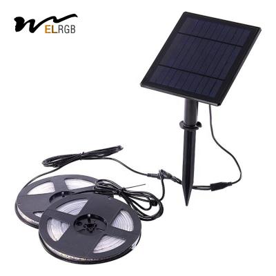 China 100lm 250LM Solar Powered LED Strip Lâmpadas de corda solar RoHS à venda