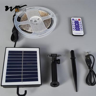 中国 SMD2835 太陽光電源付き LED ストライプ 20lm/Led クリスマス 太陽光 LED テープ 販売のため