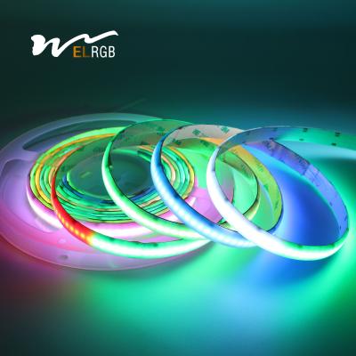 China Ws2812b COB LED Strip Dream Color RGB RGBW Strip Light 24V 720 leds/M à venda