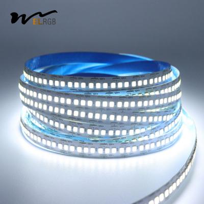 China 10mm 240 leds Self Adhesive LED Strip 22W/M Quente Branco Frio Branco Led Strip à venda