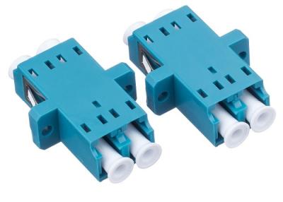 China SM LC UPC Duplex Fiber Optic Adapter Optik With Flange Metal Clips for sale