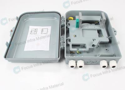 China Focus Infra ABS Outdoor Fiber Distribution Box 16 Port 1pcs 1X16 LGX for sale