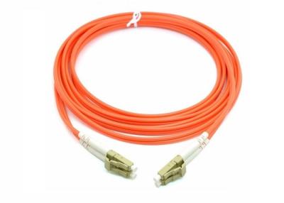 China LC UPC Multimode Duplex Fiber Optic Patch Cords RoHS ISO9001 for sale