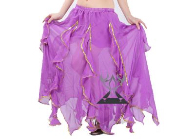 China Gypsy Long Belly Dancing Skirts , Belly Dance Stage Performance / Practice Costumes for sale
