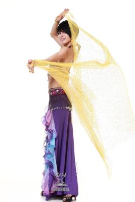 Chine Habillement de danse du ventre de barre faite sur commande/voile éclatants, costumes de danse du ventre pour des enfants à vendre