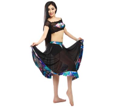China Chiffon Egyptian Belly Dance Practice Costumes , Belly Dance Dresses for sale
