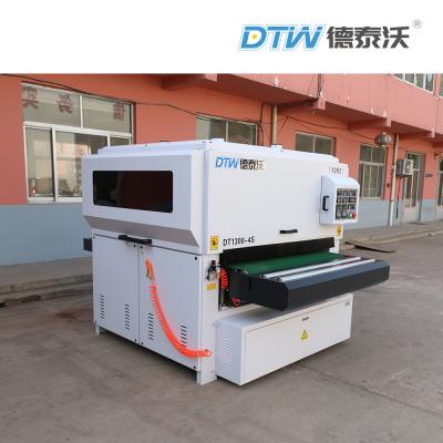 China DTWMAC 1300mm Plywood Brush Sanding Machine DT1300-4S Drum Sanders For Wood for sale