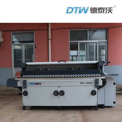 China MDF Edge Side Sanding Machine DTL-80DS Brush Sander Machine for sale