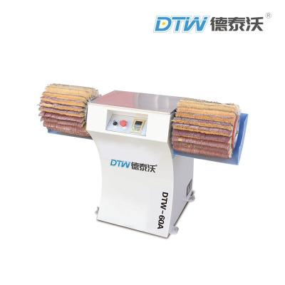 China 2 Rollers Manual Sanding Machine DTW MDF Wood Sander Brush Machine for sale