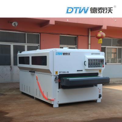 China DTW Flexible Industrial Wood Sanding Machine DT1300-8S Wood Sander Brush Machine Factory for sale