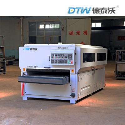Cina macchina d'insabbiamento di legno automatica della smerigliatrice a nastro DTW della doppia testa di 1000mm ampia in vendita