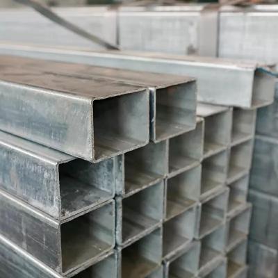 China Tubo quadrado de aço galvanizado para construção de andaimes à venda