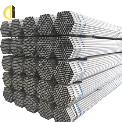China Construction Galvanized Gi Pipe / Hot Dip Galvanized Steel Round Pipe for sale