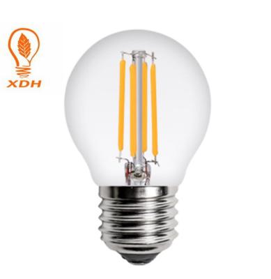 China G45 led filament bulb 4W 220-240V E27 led filament globe bulb for sale