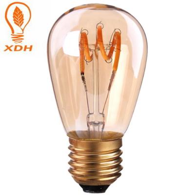 China 2200K CRI80 E26 S14 LED Filament Bulb String Lights 3W for sale